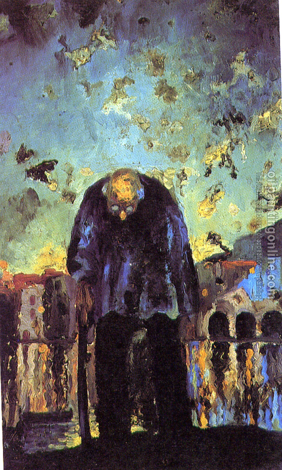 Dali, Salvador - Old man at twilight